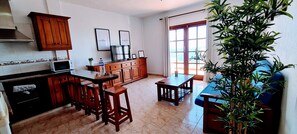 Superior Apartment, 1 Bedroom, Sea View | Living area - VV Mirador Isla Bonita  (Villa de Mazo)