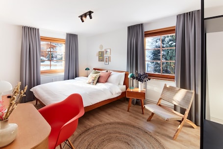 2 habitaciones, ropa de cama hipoalergénica y sistema de insonorización