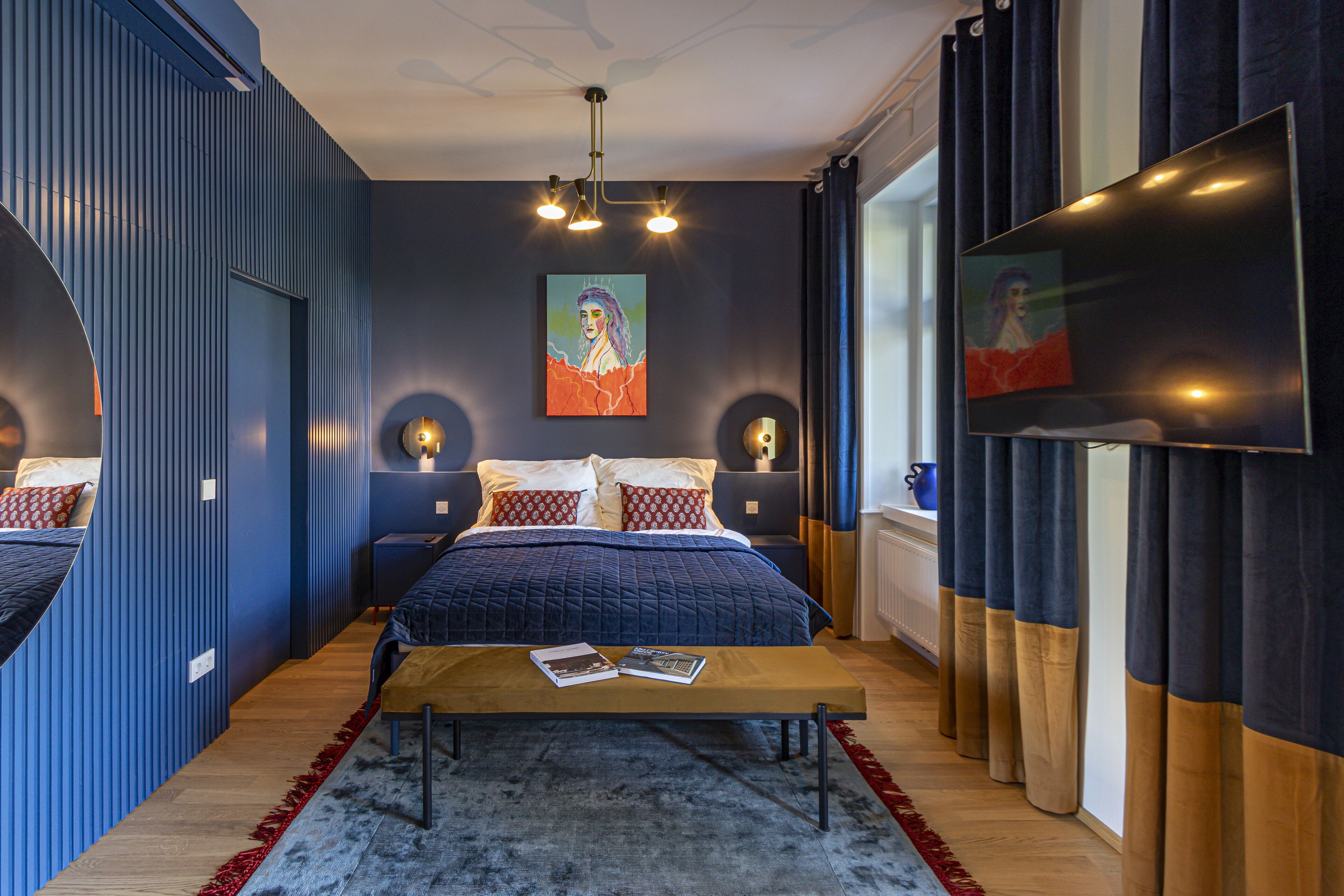 设计双人房 (VIEcharme) | 客房内保险箱、遮光窗帘、婴儿床、免费 WiFi