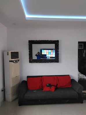 Lägenhet - 2 queensize-sängar | Vardagsrum