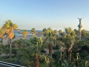 Vue sur la plage/l’océan