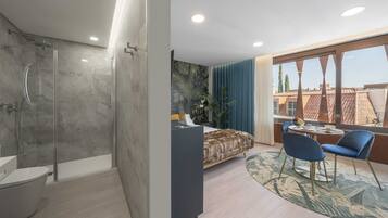 City-Studio, Nichtraucher | Badezimmer | Dusche, Haartrockner, Handtücher, Seife