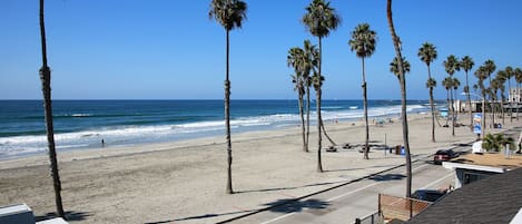 On the beach