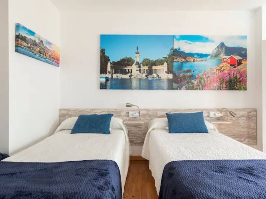 Familien-Vierbettzimmer, Gemeinschaftsbad | Bettwäsche aus ägyptischer Baumwolle, hochwertige Bettwaren