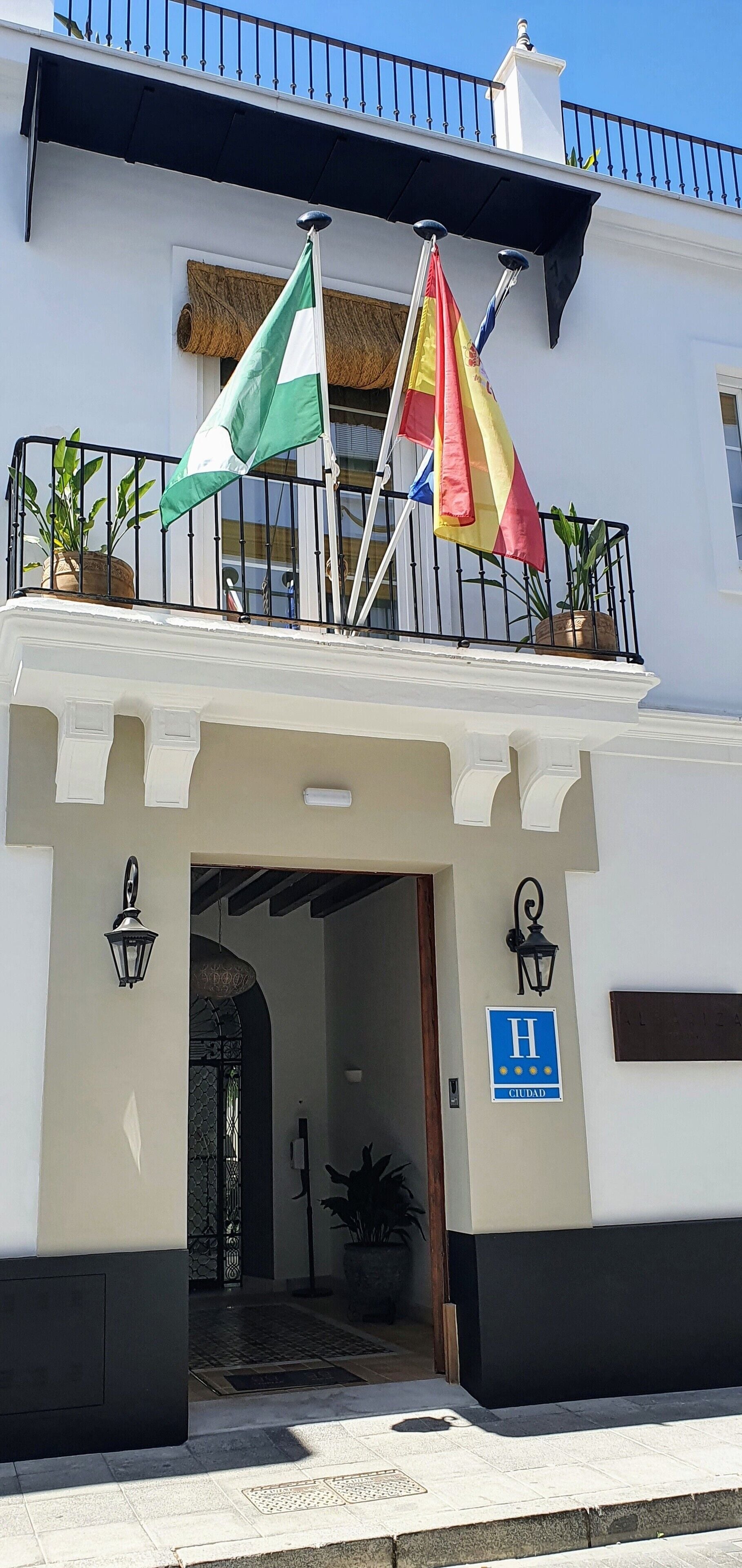 Voorkant van accommodatie