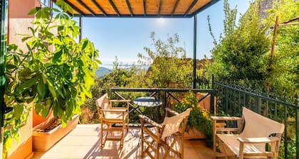 Maison de vacances "Balis Panorama" avec vue sur la mer, balcon, jardin et Wi-Fi.