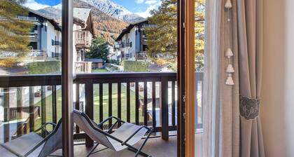 Apartment "Baita Emilia e Daniele 11" with Mountain Views, Balconies, and Wi-Fi