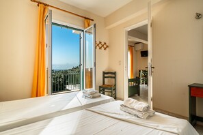 1 室のベッドルーム、WiFi (無料)、ベッドシーツ