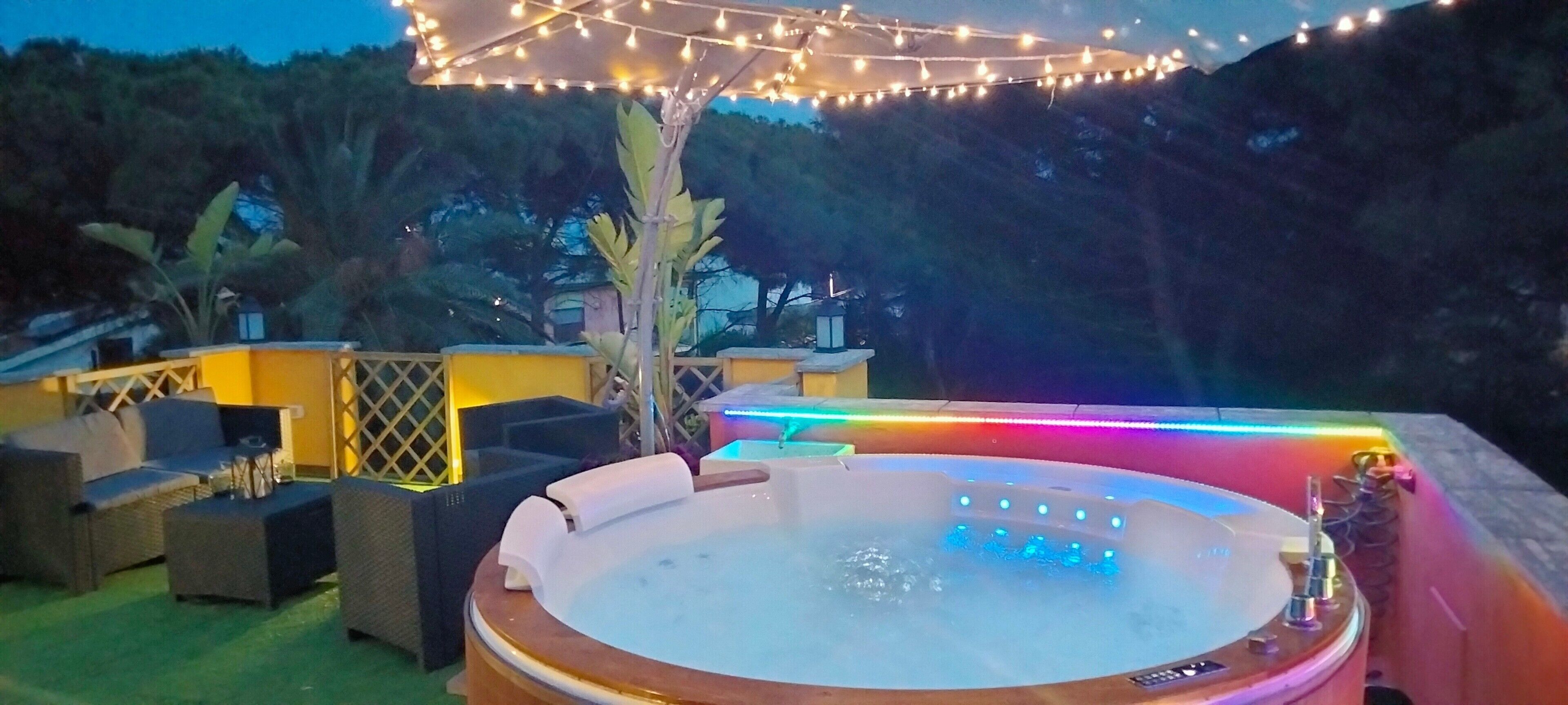 Baignoire à remous extérieure