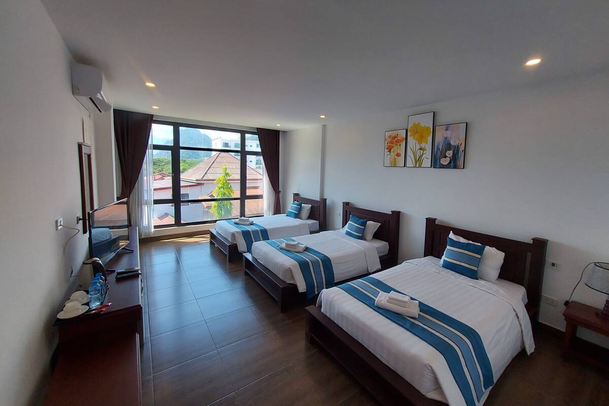 Minibar, in-room safe, blackout curtains, free WiFi