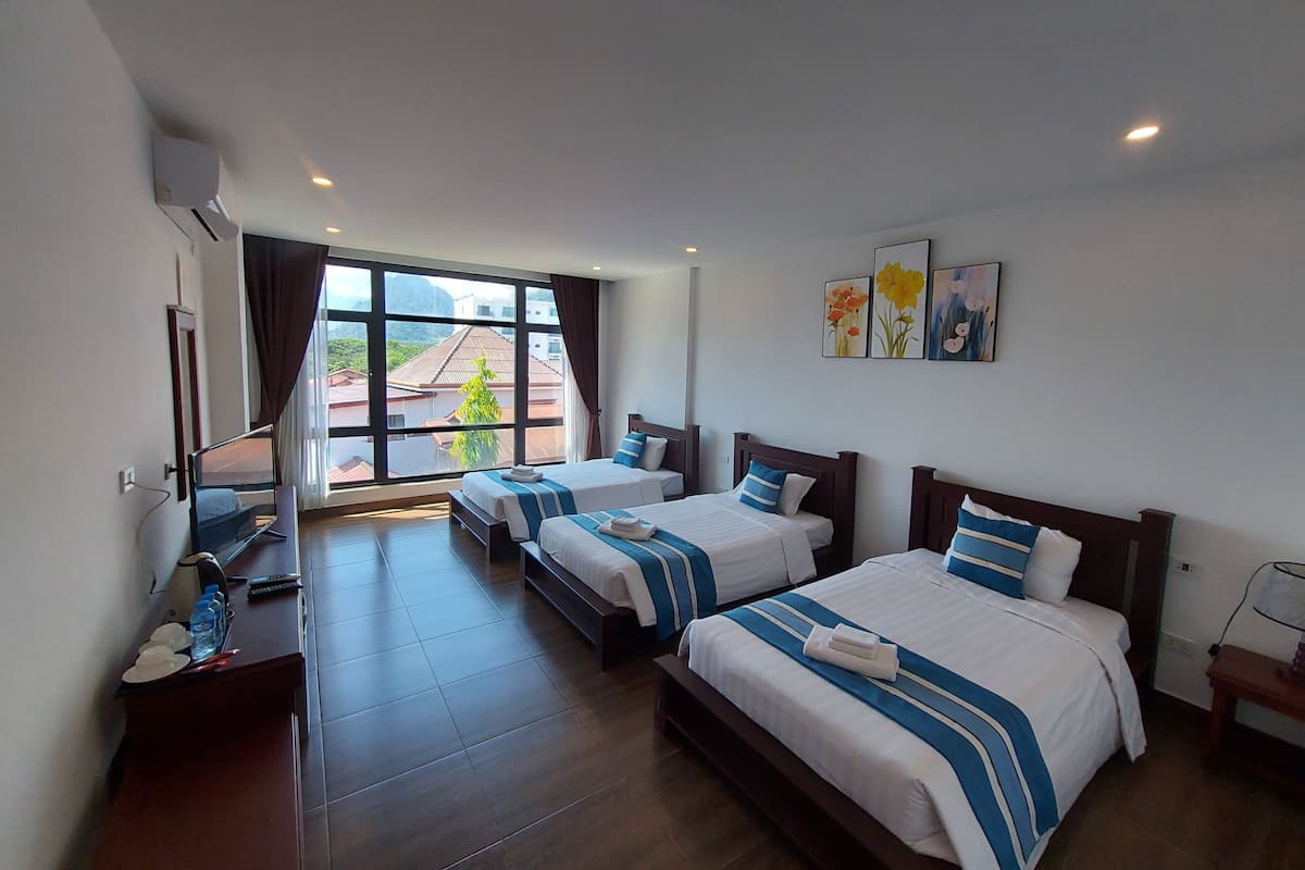 Minibar, in-room safe, blackout drapes, free WiFi