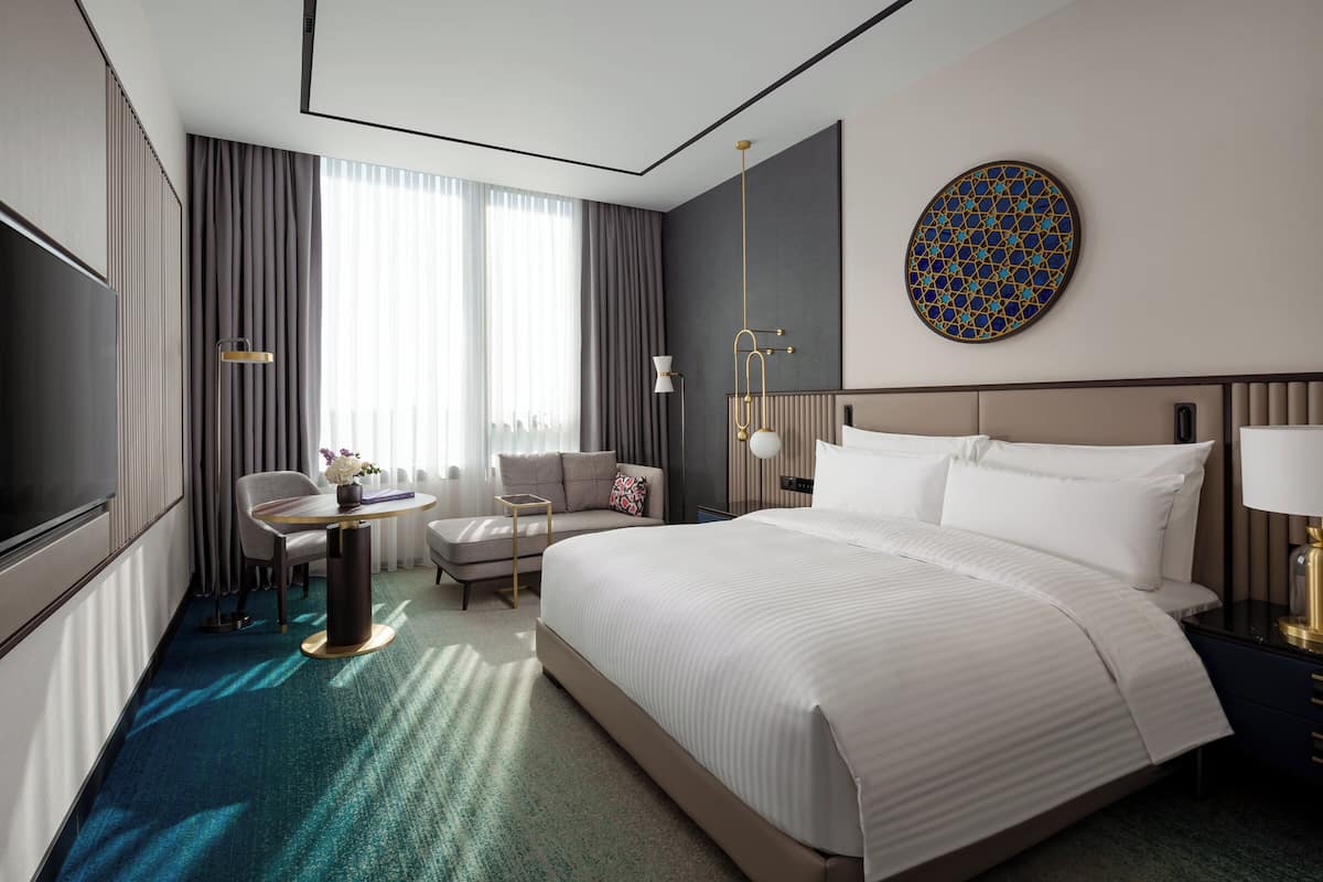 Premium bedding, memory foam beds, minibar, in-room safe