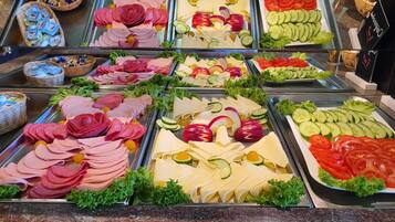 Daily buffet breakfast (EUR 12.50 per person)