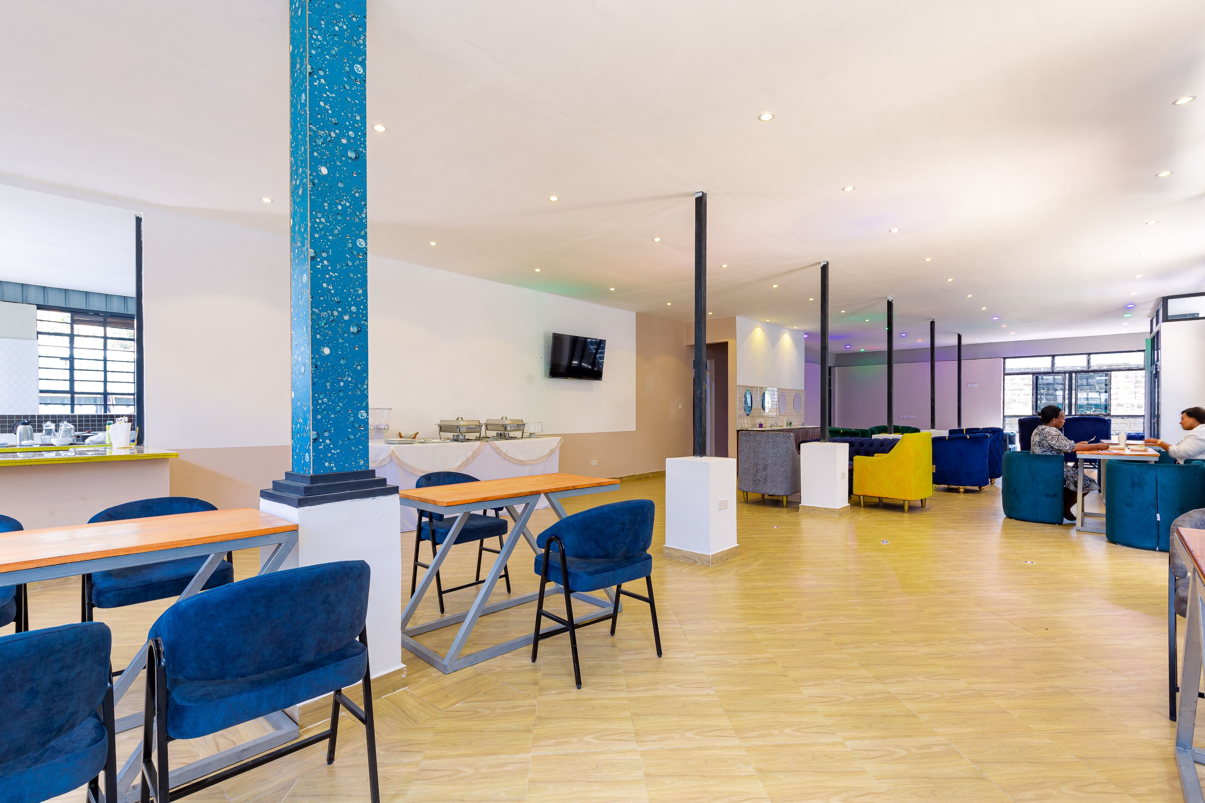 Sitteområde i lobbyen