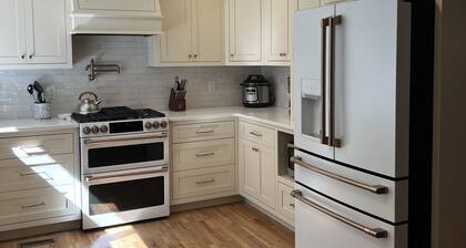 A beautiful, large home located right across the street from Lake Burton.