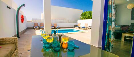 Una piscina climatizada