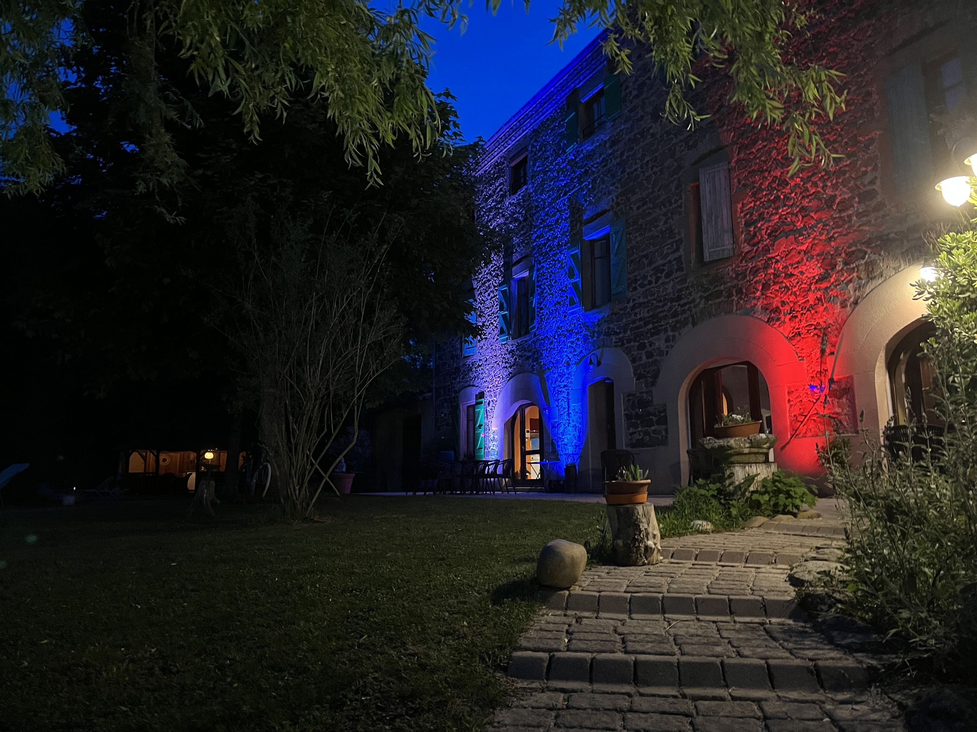 Front of property – evening/night