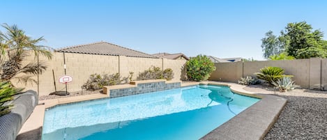 Una piscina climatizada