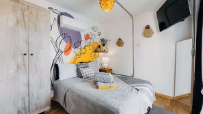 1 Schlafzimmer, Bügeleisen/Bügelbrett, kostenloses WLAN, Bettwäsche