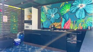 Fridge, microwave, stovetop, coffee/tea maker - Garden Relaxing Room: Heated Pool & Jacuzzi (Arecibo)