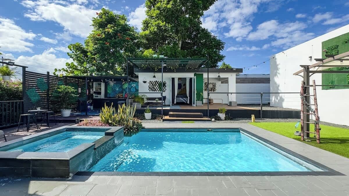 The beloved Garden Relaxing Room is one of the top private escapes at the amazing beach town of Arecibo.