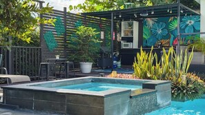 Terrace/patio - Garden Relaxing Room: Heated Pool & Jacuzzi (Arecibo)