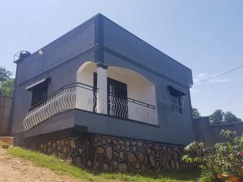 A Beautiful lake side view from up the hill