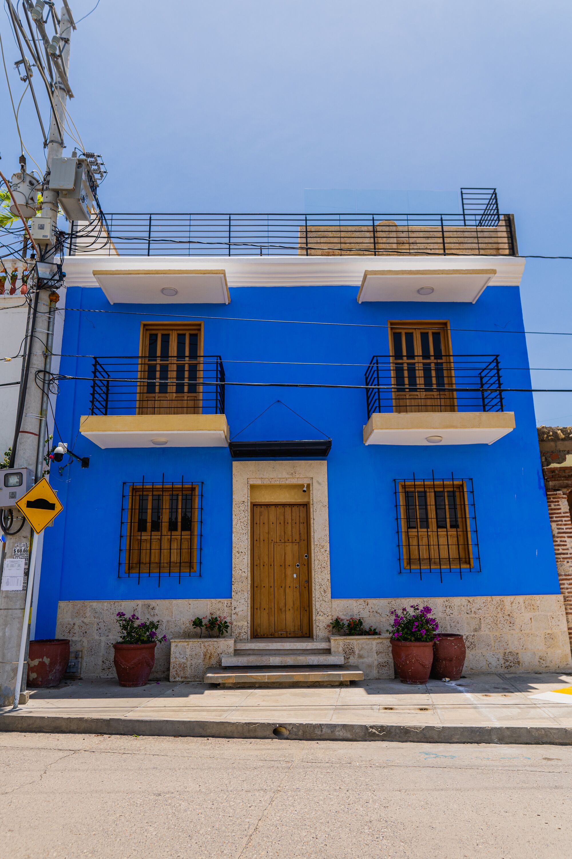 Fachada de la propiedad