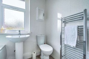 Hair dryer, towels
