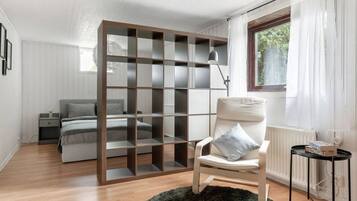 4 soverom, strykejern/-brett, wi-fi og sengetøy