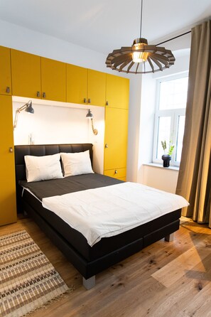 1 Schlafzimmer, Bügeleisen/Bügelbrett, kostenloses WLAN, Bettwäsche