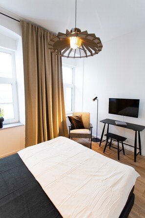 1 Schlafzimmer, Bügeleisen/Bügelbrett, kostenloses WLAN, Bettwäsche