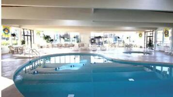 Indoor pool, outdoor pool