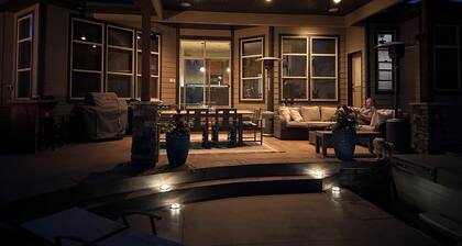 Hot Tub + 1,600 sq ft Golf-Course Patio • Game Room & Luxury Living