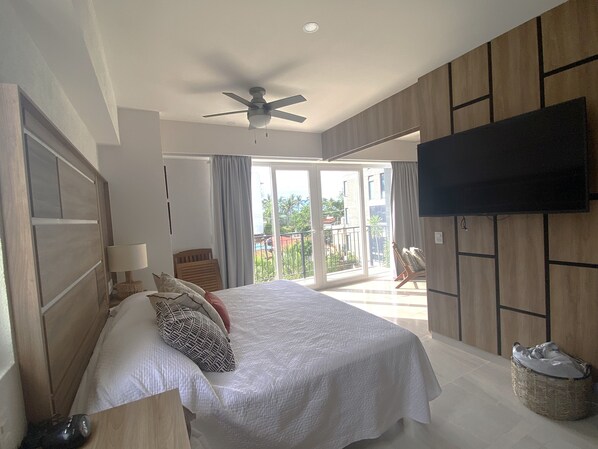 1 makuuhuone, tallelokero huoneessa, työpöytä, ilmainen Wi-Fi