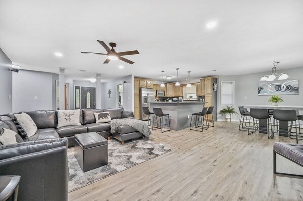 TV connectée, cheminée