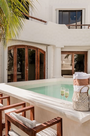 Outdoor pool - White Monkey Private Beach Villa (Cancún)