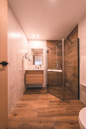 Apartemen | 1 kamar tidur, setrika/meja setrika, dan Wi-Fi