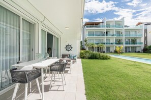 Apartment | 2 bedrooms - Two-bedroom apt With Pool View bbq in Lake View (Las Terrenas)