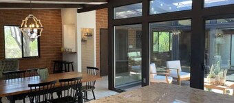 The Desert Vista Adobe with breathtaking views, pool & hot tub!