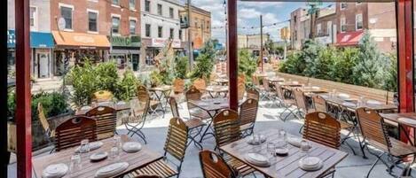 Outdoor dining