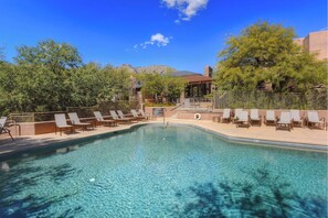 Outdoor pool, a heated pool - Refreshing Desert Oasis🌵:1st F, Views, Heated Pools, Spas, Massage Chair. (Tucson)