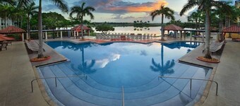 A beautiful two-bedroom villa overlooking a picturesque scenery.