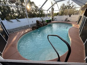 A heated pool - House in Southwest Cape Coral (Cape Coral)