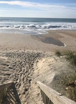 Tæt på stranden, badehåndklæder