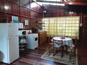Comfort Studio Suite | Private kitchen | Fridge, microwave, stovetop, blender