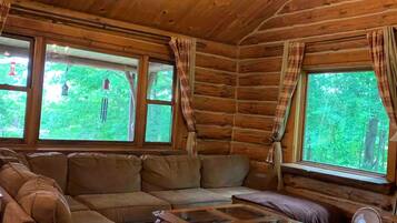 Smart TV, DVD player, video library, stereo