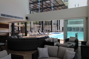 Alberca al aire libre 