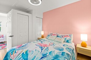 1 bedroom, desk, iron/ironing board, WiFi