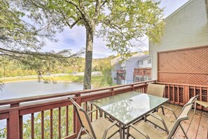 Outdoor dining - Walk to Ski Resort! Sugar Mtn Haven w/ Lake Views (Sugar Mountain)